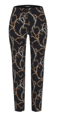 CAMBIO Ros Equestrian Patterned Stretch Pants